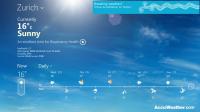 AccuWeather for Windows 8 3.2.0.7 screenshot. Click to enlarge!