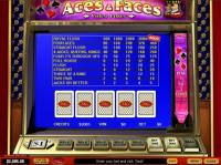 Aces And Faces Video Poker 1.0 screenshot. Click to enlarge!