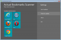 Actual Bookmarks Scanner 1.2.0.0 screenshot. Click to enlarge!