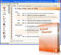 Actual Planner 2.0.1 screenshot. Click to enlarge!