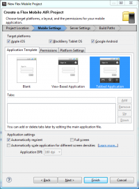 Adobe Flash Builder 4.6 screenshot. Click to enlarge!