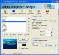 Adolix Wallpaper Changer 2.2 screenshot. Click to enlarge!