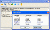 Advanced ACT Password Recovery 2.10 screenshot. Click to enlarge!