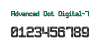 Advanced Dot Digital-7 1.01 screenshot. Click to enlarge!