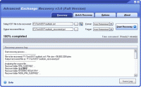 Advanced Exchange Recovery 2.0 screenshot. Click to enlarge!