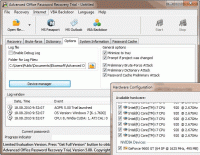Advanced Office Password Recovery 5.04 screenshot. Click to enlarge!