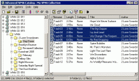 Advanced WMA Catalog 1.05xp screenshot. Click to enlarge!