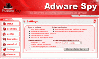 AdwareSpy 3.0 screenshot. Click to enlarge!