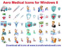 Aero Medical Icons for Windows 8 2013.2 screenshot. Click to enlarge!