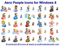 Aero People Icons for Windows 8 2013.1 screenshot. Click to enlarge!