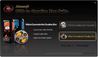 Aiseesoft DVD to Creative Zen Suite 3.1.26 screenshot. Click to enlarge!