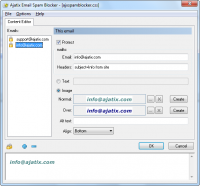 Ajatix Email Spam Blocker for Dreamweaver 2.0.7 screenshot. Click to enlarge!