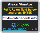 Alexa Monitor 1.2 screenshot. Click to enlarge!