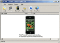 Alive iPhone Video Converter 2.1.8.6 screenshot. Click to enlarge!