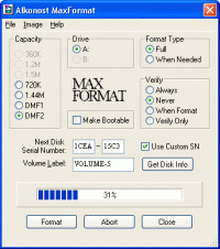 Alkonost MaxFormat 3.60 screenshot. Click to enlarge!