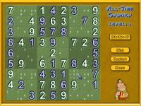 All-Time Sudoku 1.18 screenshot. Click to enlarge!