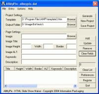 AllMyPix 1.0 screenshot. Click to enlarge!