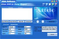 Altdo DVD to Zune Ripper 4.2 screenshot. Click to enlarge!