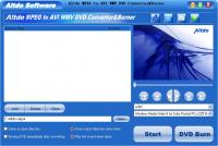 Altdo MPEG to AVI DVD Converter&Burner 4.2 screenshot. Click to enlarge!