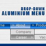 Aluminium Drop-Down Flash Menu 1.0.5 screenshot. Click to enlarge!
