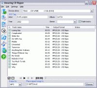 Amazing CD Ripper 1.1.2 screenshot. Click to enlarge!