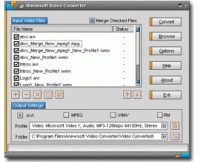 Anewsoft Video Converter 2.0 screenshot. Click to enlarge!