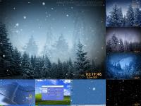 Animated SnowFlakes Screensaver 2.9.5 screenshot. Click to enlarge!