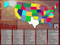 Animated States and Capitals 1.0 screenshot. Click to enlarge!