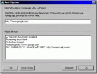 Anti-Hijacker 1.2 screenshot. Click to enlarge!