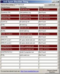 Anti-Spam Blacklist Thing 1.1 screenshot. Click to enlarge!