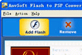 AnvSoft Flash to PSP Converter 4.0 screenshot. Click to enlarge!
