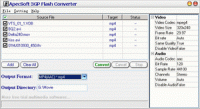 ApecSoft 3GP Flash Converter V1.33 screenshot. Click to enlarge!