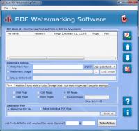 Apex PDF Watermarking Software 2.3.8.2 screenshot. Click to enlarge!