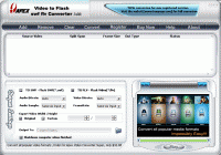 Apex Video to Flash SWF FLV Converter 5.6 screenshot. Click to enlarge!