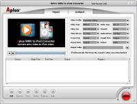 Aplus WMV to iPod Converter 13.05 screenshot. Click to enlarge!