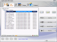Apollo Audio DVD Creator 1.2.63 screenshot. Click to enlarge!