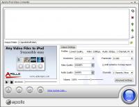 Apollo  iPod Video Converter 4.1.1 screenshot. Click to enlarge!