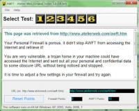 Atelier Web Firewall Tester 5.0 screenshot. Click to enlarge!