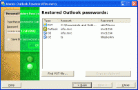 Atomic Outlook Password Recovery 2.0 screenshot. Click to enlarge!