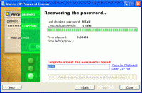 Atomic ZIP Password Recovery 2.70 screenshot. Click to enlarge!