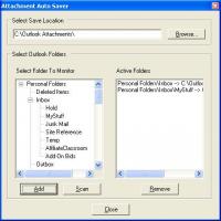 Attachment Auto Saver for Outlook 1.3 screenshot. Click to enlarge!