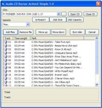 Audio CD Burner OCX 2.0 screenshot. Click to enlarge!