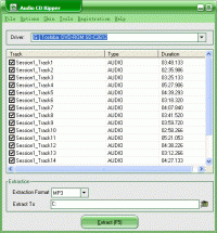 Audio CD Ripper 1.12 screenshot. Click to enlarge!