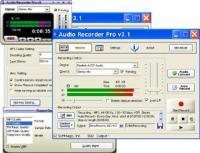 Audio Recorder Pro 3.80 screenshot. Click to enlarge!