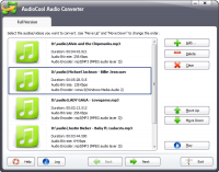 AudioCool Audio Converter 3.5.2 screenshot. Click to enlarge!
