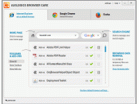 Auslogics Browser Care 4.1.2.0 screenshot. Click to enlarge!