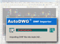 Auto DWF to CAD converter 1.80 screenshot. Click to enlarge!