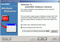 AutoCAD Attribute Extractor 2.653 screenshot. Click to enlarge!