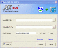 AutoDWG DGN2DWG 2.63 screenshot. Click to enlarge!