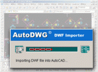 AutoDWG DWF to DWG Importer 1.203 screenshot. Click to enlarge!